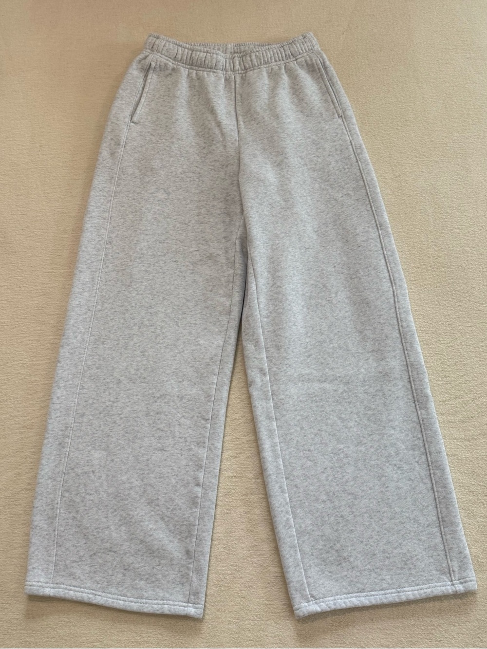 OFFLINE By Aerie Cloud Fleece Trouser Xs Short Light Heather Grey